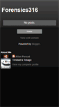 Mobile Screenshot of forensics316.blogspot.com