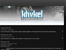 Tablet Screenshot of khykel.blogspot.com