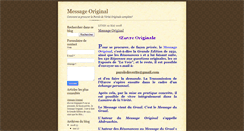 Desktop Screenshot of messageoriginal.blogspot.com