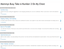 Tablet Screenshot of mommysbusytakeanumber2onmychest.blogspot.com