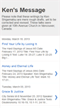 Mobile Screenshot of kensmessage.blogspot.com