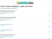 Tablet Screenshot of motoracingeurope.blogspot.com