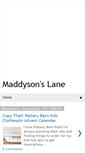 Mobile Screenshot of maddysonslane.blogspot.com