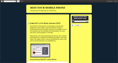 Desktop Screenshot of bestyourmobilephone.blogspot.com