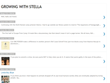 Tablet Screenshot of growingwithstella.blogspot.com