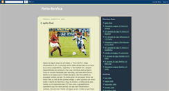 Desktop Screenshot of porto-vs-benfica.blogspot.com