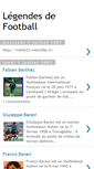 Mobile Screenshot of legende-de-football.blogspot.com