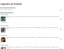 Tablet Screenshot of legende-de-football.blogspot.com