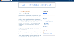 Desktop Screenshot of apisummerhistory.blogspot.com