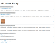 Tablet Screenshot of apisummerhistory.blogspot.com