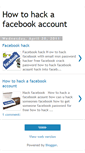 Mobile Screenshot of how-to-hack-a-facebook-account.blogspot.com
