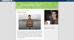 Desktop Screenshot of criteriounico.blogspot.com