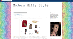 Desktop Screenshot of modernmillystyle.blogspot.com