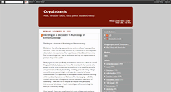 Desktop Screenshot of coyotebanjo.blogspot.com