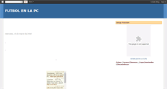 Desktop Screenshot of futbolenlapc.blogspot.com