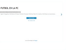 Tablet Screenshot of futbolenlapc.blogspot.com