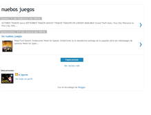 Tablet Screenshot of nuebosjuegos.blogspot.com