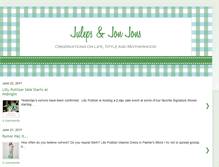 Tablet Screenshot of julepsandjonjons.blogspot.com