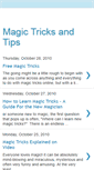 Mobile Screenshot of magictrickstips.blogspot.com