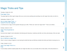 Tablet Screenshot of magictrickstips.blogspot.com