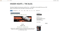 Desktop Screenshot of insidernightsblog.blogspot.com
