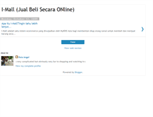Tablet Screenshot of i-malljualbelisecaraonline.blogspot.com