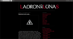 Desktop Screenshot of ladrondelunas.blogspot.com