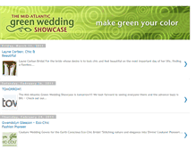 Tablet Screenshot of greenweddingshowcase.blogspot.com