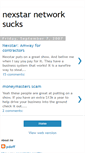 Mobile Screenshot of nexstarnetworksucks.blogspot.com