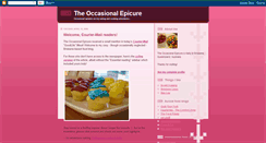 Desktop Screenshot of occasionalepicure.blogspot.com