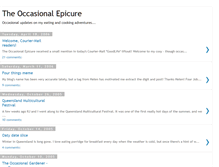 Tablet Screenshot of occasionalepicure.blogspot.com
