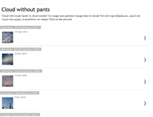 Tablet Screenshot of cloudwithoutpants.blogspot.com