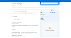 Desktop Screenshot of latestxptips.blogspot.com