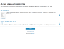 Tablet Screenshot of mymissionexperience.blogspot.com