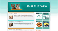 Desktop Screenshot of horadobanhopetshop.blogspot.com