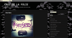 Desktop Screenshot of crisdelafolie.blogspot.com