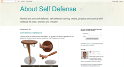 Desktop Screenshot of about-self-defense.blogspot.com
