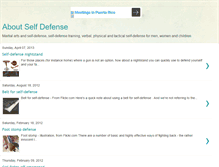 Tablet Screenshot of about-self-defense.blogspot.com