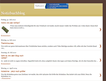 Tablet Screenshot of notizbuchblog.blogspot.com