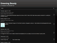 Tablet Screenshot of greeningbeauty.blogspot.com