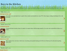 Tablet Screenshot of boyzcookin.blogspot.com