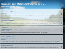 Tablet Screenshot of motorrollertouren.blogspot.com