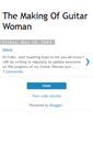 Mobile Screenshot of guitarwoman.blogspot.com