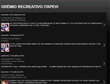 Tablet Screenshot of gremiorecreativoitapevi.blogspot.com