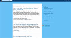 Desktop Screenshot of kidsprepareamerica.blogspot.com