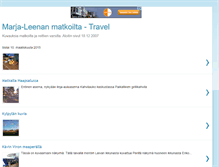 Tablet Screenshot of marja-leena-matkat.blogspot.com
