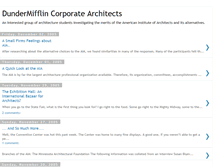 Tablet Screenshot of dundermifflinarchitects.blogspot.com