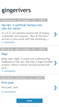 Mobile Screenshot of gingerivers.blogspot.com