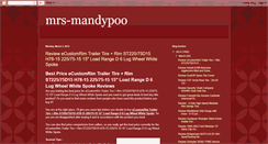 Desktop Screenshot of mrs-mandypoo.blogspot.com