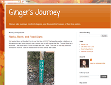 Tablet Screenshot of gingersjourney.blogspot.com